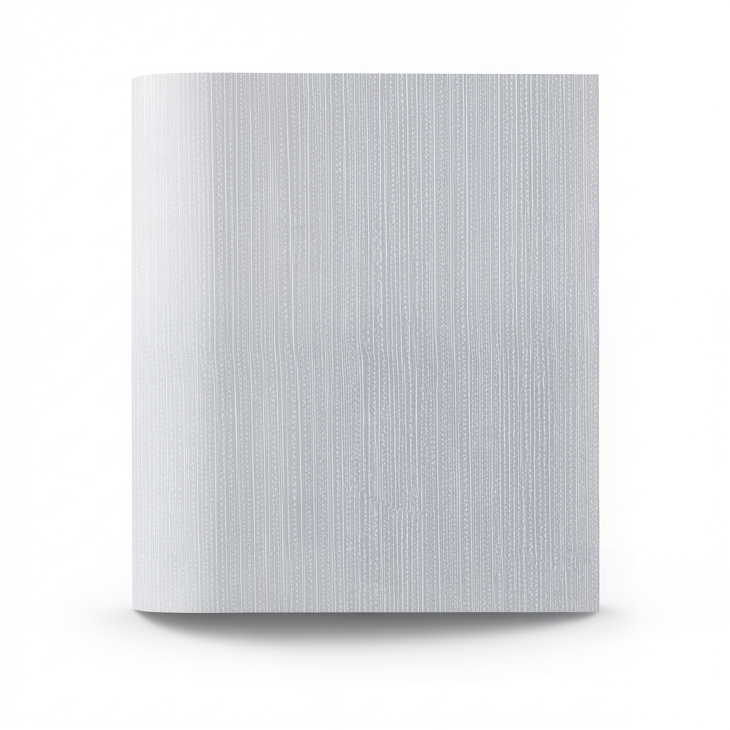 Wallpaper Striped Design Size 15.6m×106cm Light Gray Color