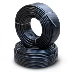 HDPE Pipes PE 80 Pressure 5 Bar Outer Diameter 50 mm Thickness 2 mm Black