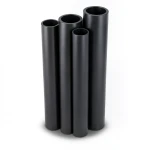 HDPE Pipes PE 100 Pressure 4 Bar 400 mm Diameter 9.8 mm Thickness Black