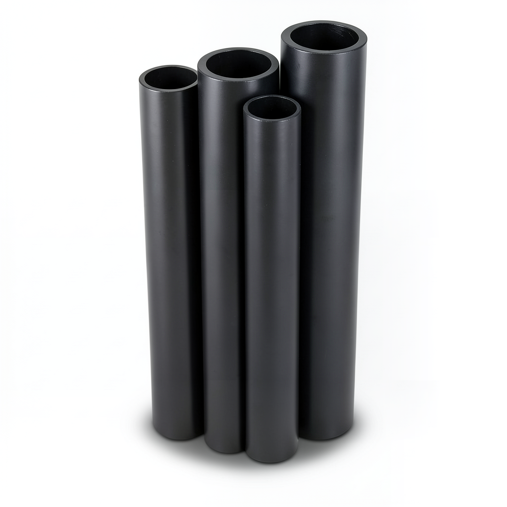 HDPE Pipes PE 100 Pressure 4 Bar 400 mm Diameter 9.8 mm Thickness Black