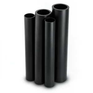 أنابيب HDPE PE 100 ضغط 4 بار قطر خارجي 560 مم سمك 13.7 مم لون أسود