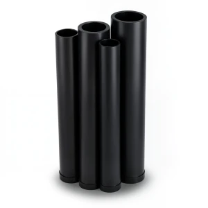 أنابيب HDPE PE 100 ضغط 4 بار قطر خارجي 630 مم سمك 15.4 مم لون أسود