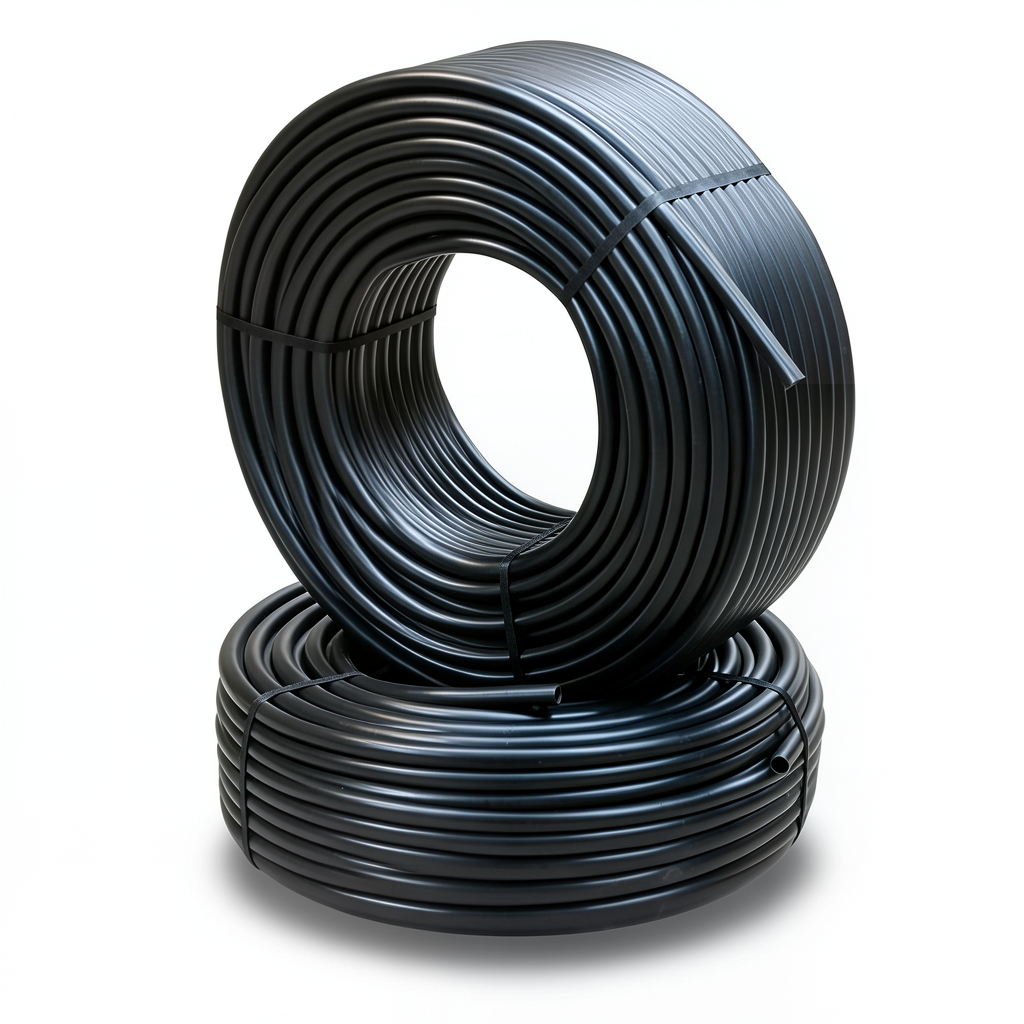 أنابيب HDPE الراجحي PE 80 ضغط 5 بار قطر خارجي 63 مم سمك 2.5 مم لون أسود