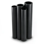 أنابيب HDPE PE 100 ضغط اسمي 6 بار قطر خارجي 560 مم سمك 21.4 مم أسود