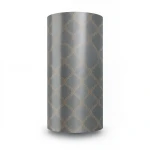Modern Wallpaper 15.6m×106cm Gray with Brown Lines