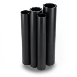 مواسير HDPE PE 100 ضغط 6 بار قطر خارجي 710 مم سمك 27.2 مم لون أسود