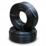 أنابيب HDPE الراجحي PE 80 ضغط 12.5 بار قطر خارجي 125 مم سمك 11.4 مم لون اسود