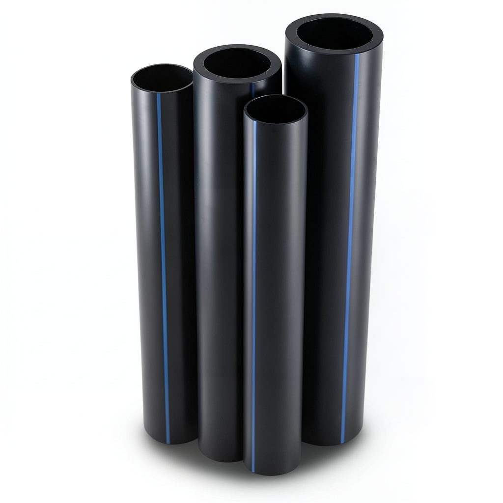 Al-Rajhi HDPE Pipes PE 100 Pressure 6 Bar Outer Diameter 800 mm Thickness 30.6 mm Black