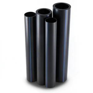 Al-Rajhi HDPE Pipes PE 100 Pressure 6 Bar Outer Diameter 800 mm Thickness 30.6 mm Black