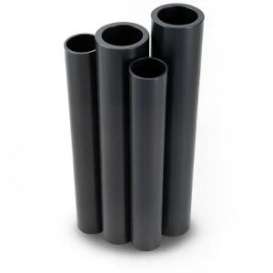 أنابيب HDPE PE 100 ضغط 4 بار قطر خارجي 315 مم سمك 7.7 مم لون أسود