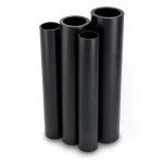أنابيب HDPE PE 100 ضغط 4 بار قطر خارجي 355 مم سمك 3.5 مم لون أسود