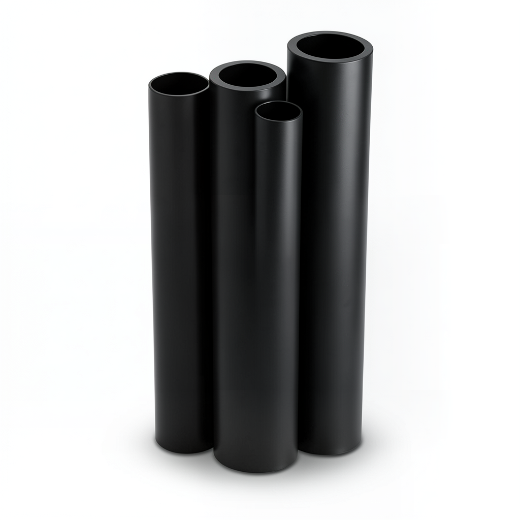 Al-Rajhi HDPE Pipes PE 100 Nominal Pressure 6 Bar Outer Diameter 1200 mm Thickness 45.9 mm Black