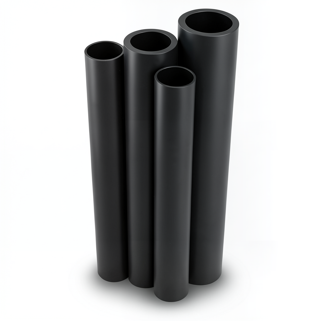 Al-Rajhi HDPE Pipes PE 100 Pressure 6 Bar Outer Diameter 1600 mm Thickness 61.2 mm Black