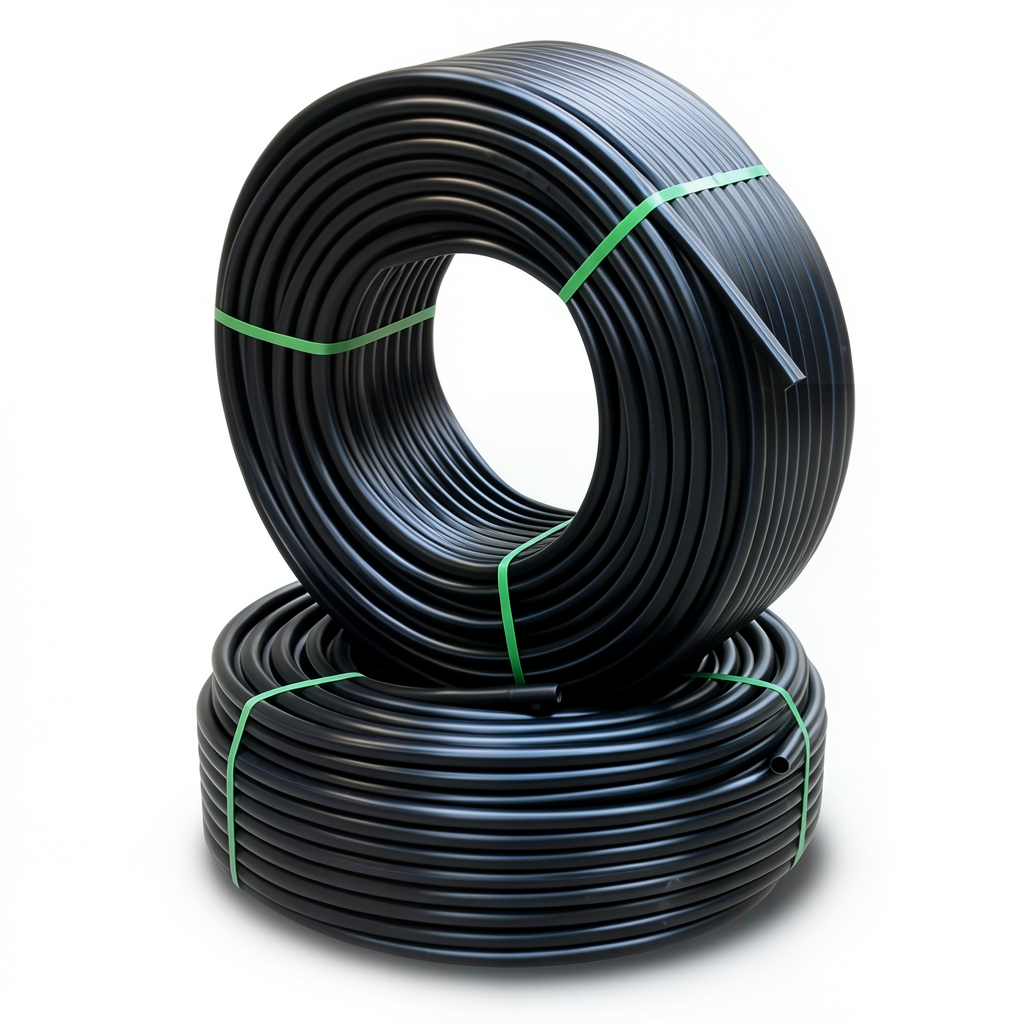 أنابيب HDPE الراجحي PE 80 ضغط 5 بار قطر خارجي 140 مم سمك 5.4 مم لون أسود