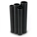 أنابيب HDPE PE 100 ضغط 4 بار قطر خارجي 560 مم سمك 13.7 مم لون أسود