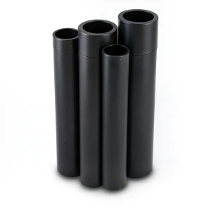 HDPE Pipes PE 100 Pressure 4 Bar Outside Diameter 315 mm Thickness 7.7 mm Black