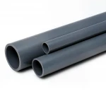 مواسير UPVC الوطنى ضغط 15 بار  مقاس 3 إنش سمك 5.7 مم لون رمادي غامق