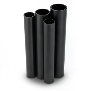 أنابيب HDPE PE 100 ضغط 4 بار قطر خارجي 630 مم سمك 15.4 مم لون أسود