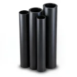 مواسير HDPE PE 80 ضغط 5 بار قطر خارجي 180 مم سمك 6.9 مم لون أسود