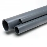 مواسير UPVC الوطنى ضغط 9 بار  مقاس 4 إنش سمك 4.5 مم لون رمادي غامق