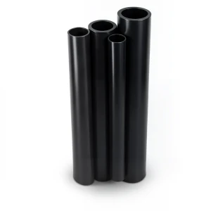 أنابيب HDPE PE 100 ضغط 4 بار قطر 450 مم سمك 11.0 مم لون أسود