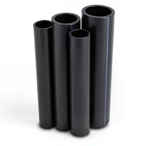 مواسير HDPE PE 80 ضغط 5 بار قطر خارجي 225 مم سمك 8.6 مم لون اسود