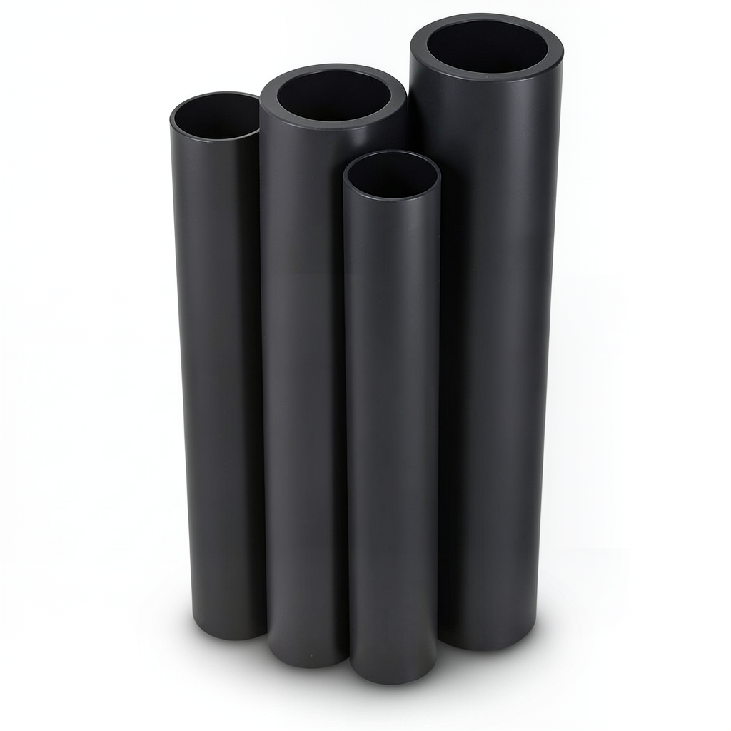 أنابيب HDPE الراجحي PE 100 ضغط 4 بار قطر 500 مم سمك 12.3 مم لون أسود