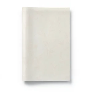 Floral Wall Decoration 15.6m×106cm Light Beige