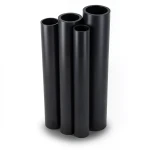 أنابيب HDPE PE 100 ضغط 4 بار قطر خارجي 560 مم سمك 13.7 مم لون أسود