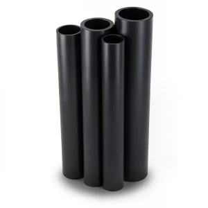 أنابيب HDPE PE 100 ضغط 4 بار قطر خارجي 560 مم سمك 13.7 مم لون أسود