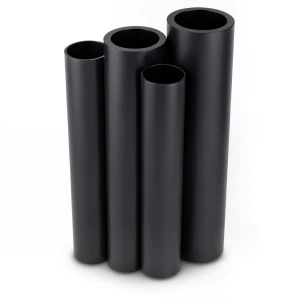 HDPE Pipes PE 80 Pressure 5 Bar Outer Diameter 280 mm Thickness 10.7 mm Black