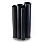 أنابيب HDPE PE 100 ضغط 4 بار قطر خارجي 630 مم سمك 15.4 مم لون أسود