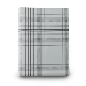 Wallpaper Striped Design Gray with Dark Grey, Size 15.6m×106cm