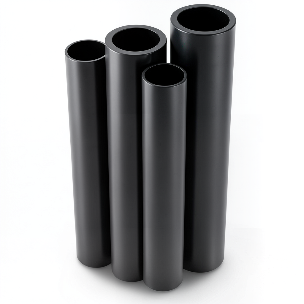 مواسير HDPE PE 80 ضغط 5 بار قطر خارجي 315 مم سمك 12.1 مم أسود