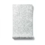 Floral Wallpaper 15.6m×106cm Gray Color