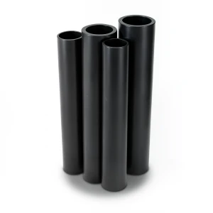 مواسير HDPE PE 100 ضغط 4 بار قطر 710 مم سمك 17.4 مم لون أسود
