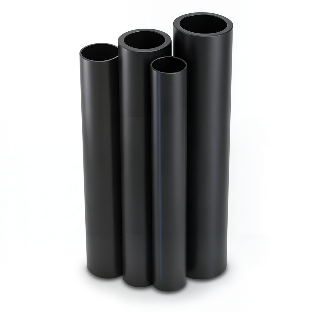 HDPE Pipes PE 100 Pressure 4 Bar 800 mm Diameter 19.6 mm Thickness Black