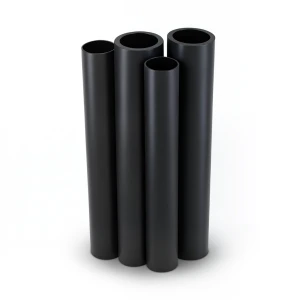 مواسير HDPE PE 100 ضغط 4 بار قطر خارجي 1200 مم سمك 29.4 مم لون أسود