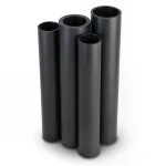 HDPE Pipes PE 100 Pressure 4 Bar 1400 mm Diameter 34.3 mm Thickness Black