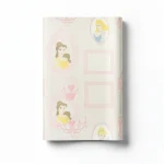 British wallpaper for youth and children, size 10 m x 0.53 m, pale beige with pink color, model 71799 