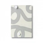 British wall Covering for youth and children, size 10 m x 0.53 m, pale beige with gray color, model 72599  