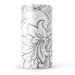 Floral Wallpaper 10m × 53cm White and Black BLACK GOLD 10320-02