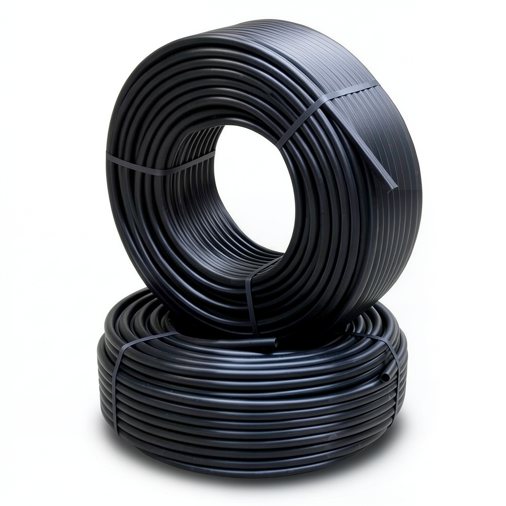 أنابيب HDPE الراجحي PE 80 ضغط 5 بار قطر خارجي 75 مم سمك 2.9 مم لون أسود