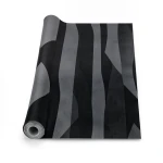 Wallpaper Striped Design Black with Grey, Size 15.6m×106cm
