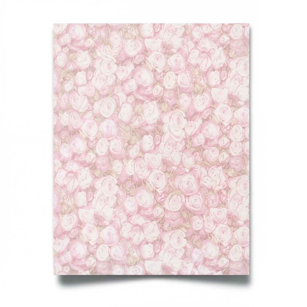 Italian Wall Decoration 10m x 0.73m Pink, Model 25032