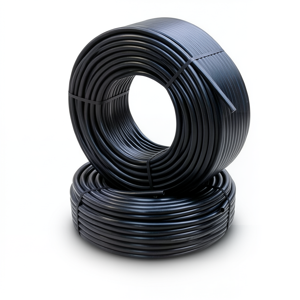 أنابيب HDPE الراجحي PE 80 ضغط 5 بار قطر خارجي 110 مم سمك 4.2 مم لون أسود