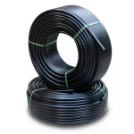 أنابيب HDPE الراجحي PE 80 ضغط 5 بار قطر خارجي 75 مم سمك 2.9 مم لون أسود