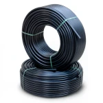 Al-Rajhi HDPE Pipes PE 80 Pressure 5 Bar Outer Diameter 125 mm Thickness 4.8 mm Black