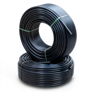 أنابيب HDPE PE 80 ضغط 5 بار قطر خارجي 90 مم سمك 3.5 مم أسود