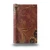 Wallpaper Floral Design 10m×53cm Golden with Dark Red - Image 1